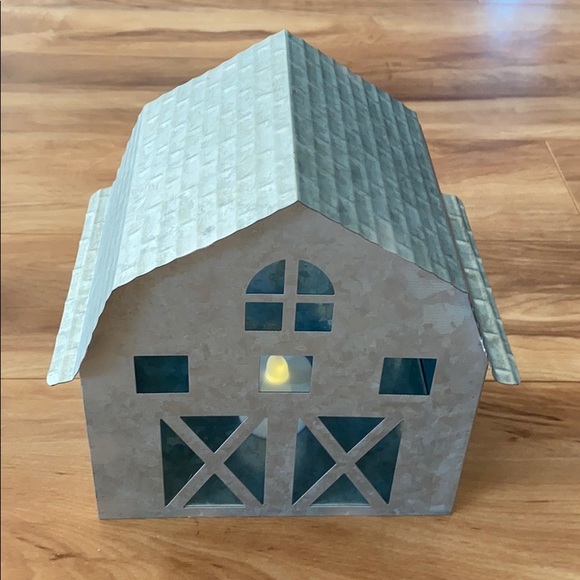 Target Galvanized Barn Decorative Lit Figurine - Picture 2 of 8